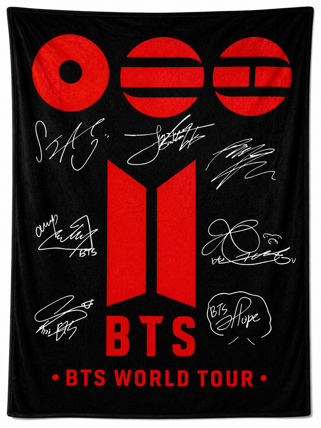 BTS Personalized Blanket | Cobija BTS Personalizada