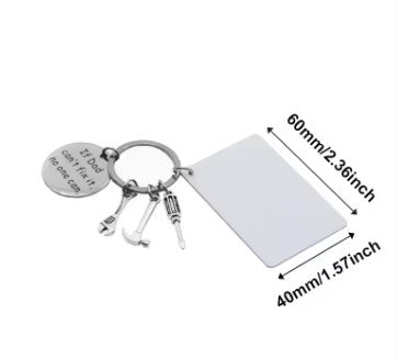 Personalized Metal Keychain – Custom Photo Gift