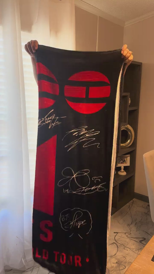 BTS Personalized Blanket | Cobija BTS Personalizada